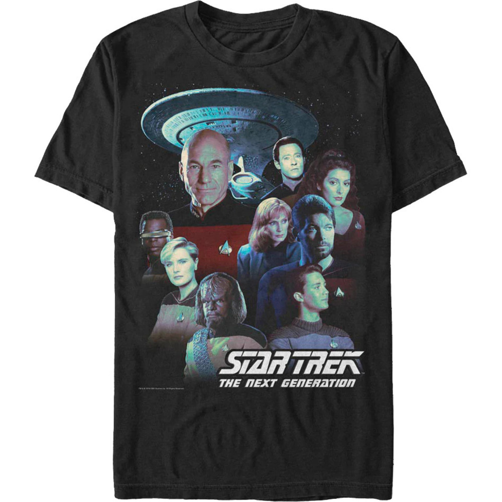 Cast Collage Star Trek The Next Generation Tshirt